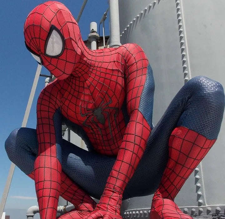 Amazing V4 Spiderman Cosplay Costume Enfants L'incroyable Dguisement Halloween Tasm2 Zentai Cosplay CostumeHalloween Costume