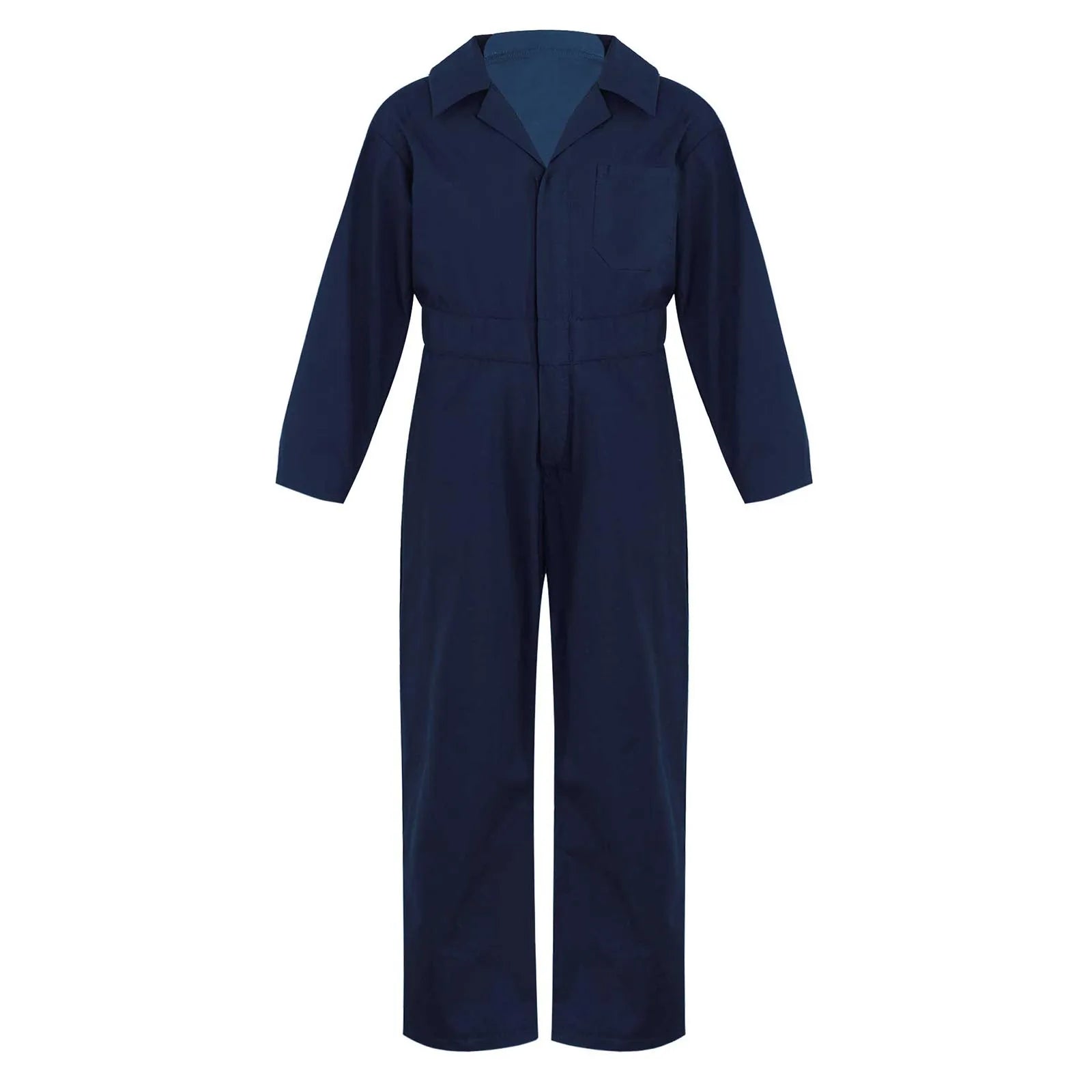 Boys Coverall Costume Mechanic Jumpsuit Flightsuit Boiler Suit Long Sleeve Cargo Overalls for Theme Party halloween Cosplay