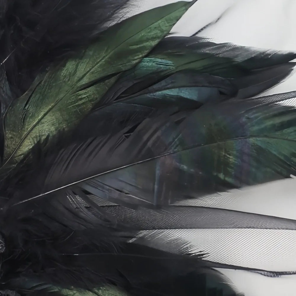 Fashion Gothic Witch Shawl Crystal Funny Halloween Cloak Black Party Tulle Cape Adults