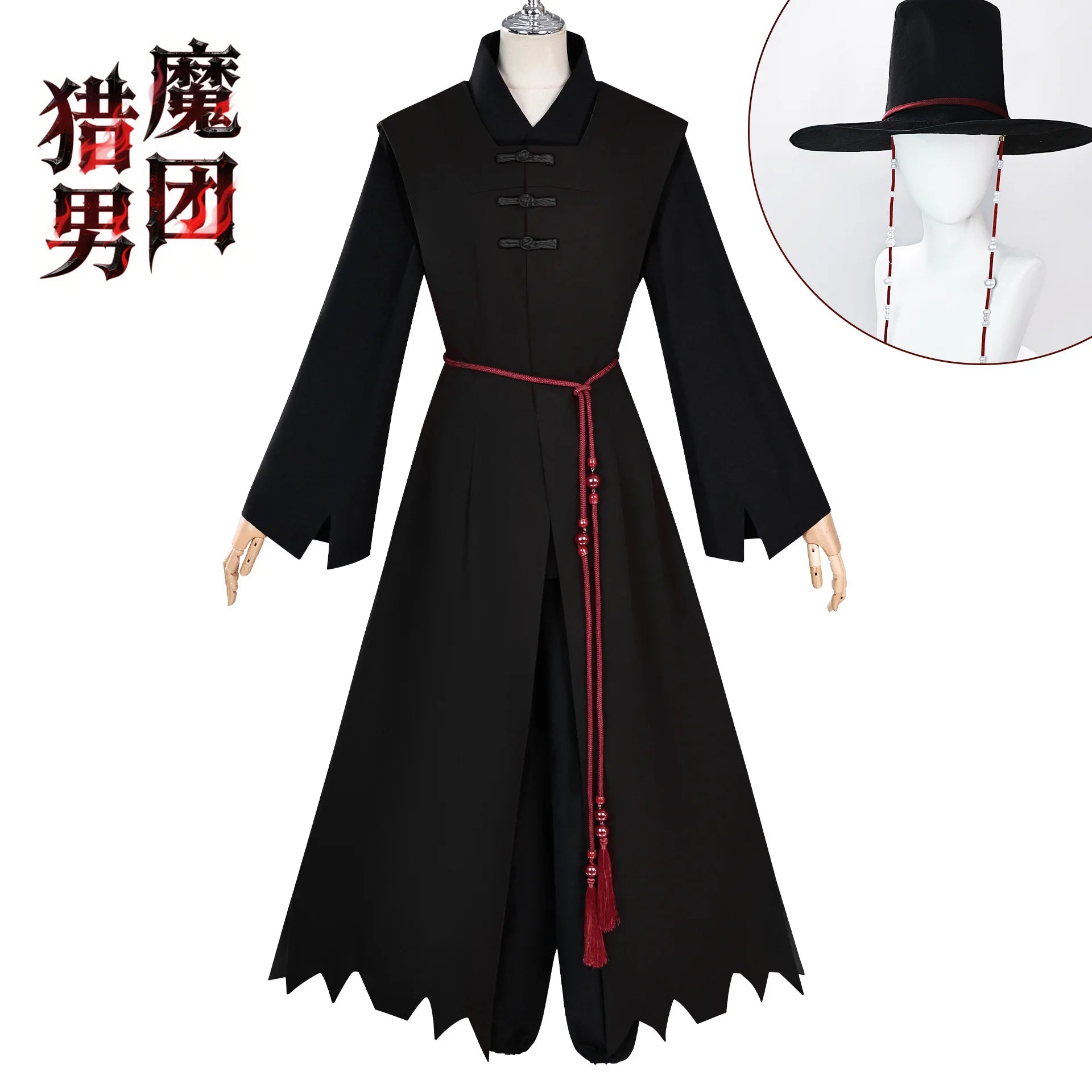 Anime Movie KPop Demon Hunters Cosplay Costumes, Saga Boys Demon Boy Group Full Set Halloween Cosplay Costumes and Hats