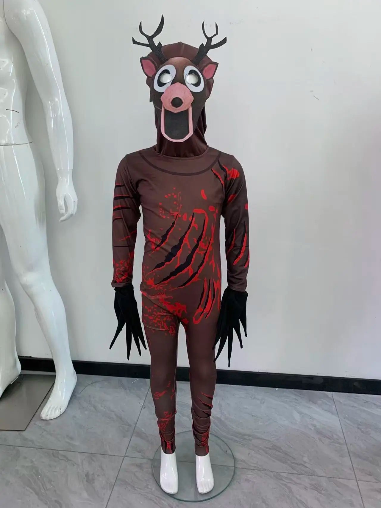 Fancy Halloween Costume for Kids 99 Nights in The Forest Deer Jumpsuit Cosplay Nightmare Forest Owl Anime Christmas Gift for Kid