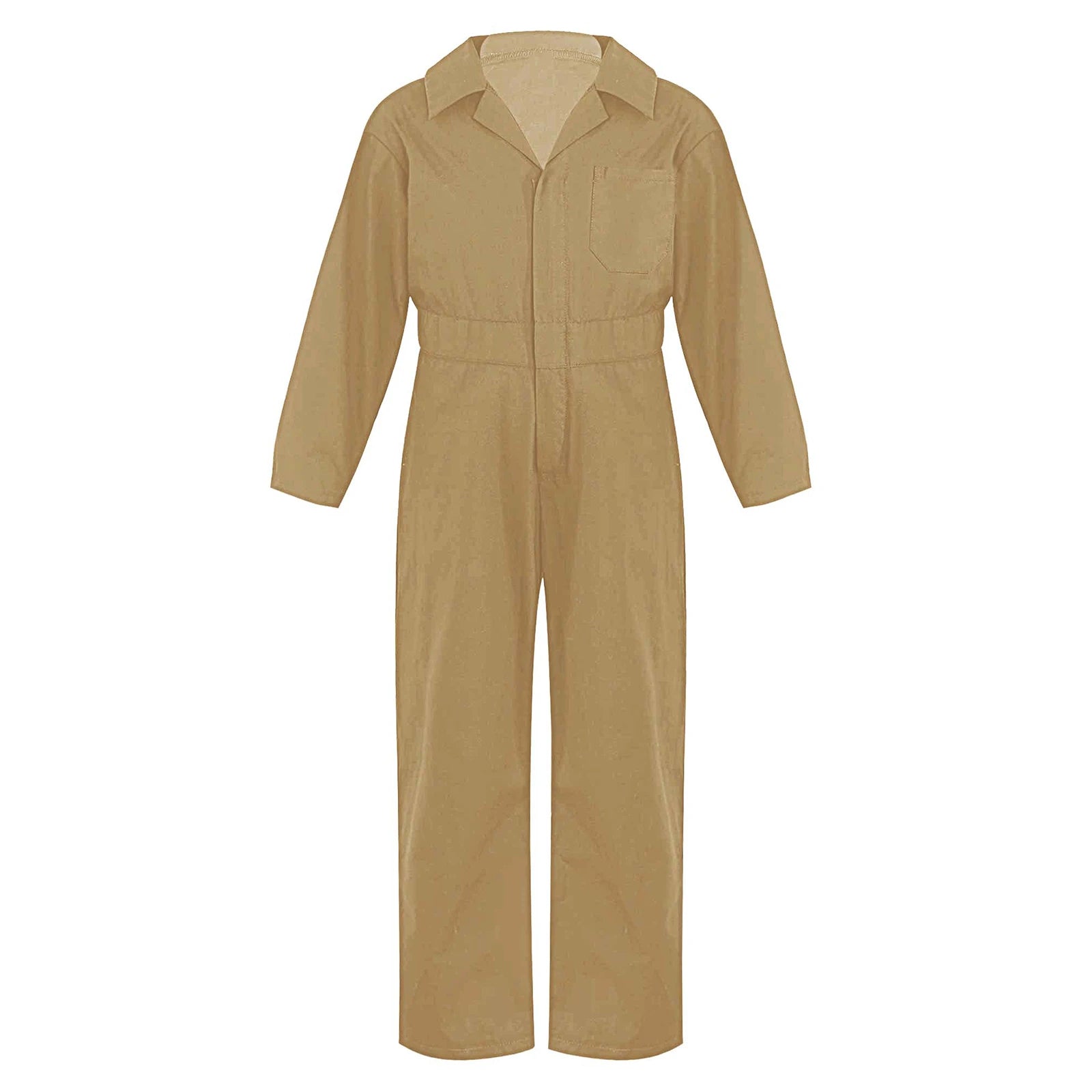 Boys Coverall Costume Mechanic Jumpsuit Flightsuit Boiler Suit Long Sleeve Cargo Overalls for Theme Party halloween Cosplay