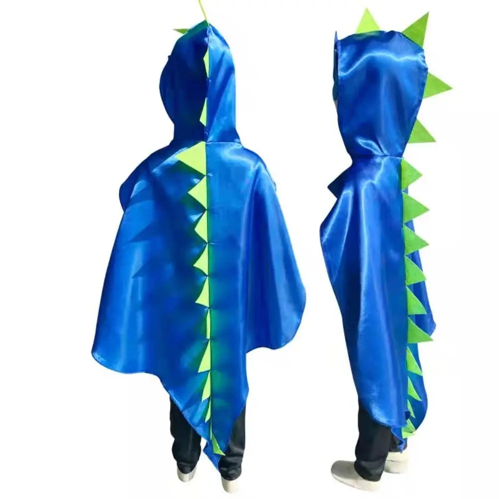 Fancy Mask Dragon Cloak Golves Cosplay Costumes Halloween Costume Hooded Cape Dinosaur Costume Outdoor