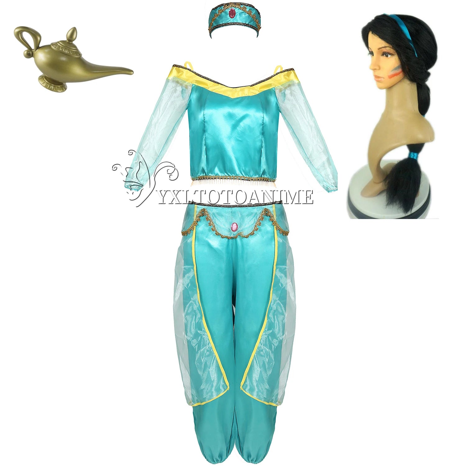 Fantasy Myth Prince Aladdin Costume for Adults - Stage Outfit for Cosplay and Performance Perfect for Aladdin Themed Parties