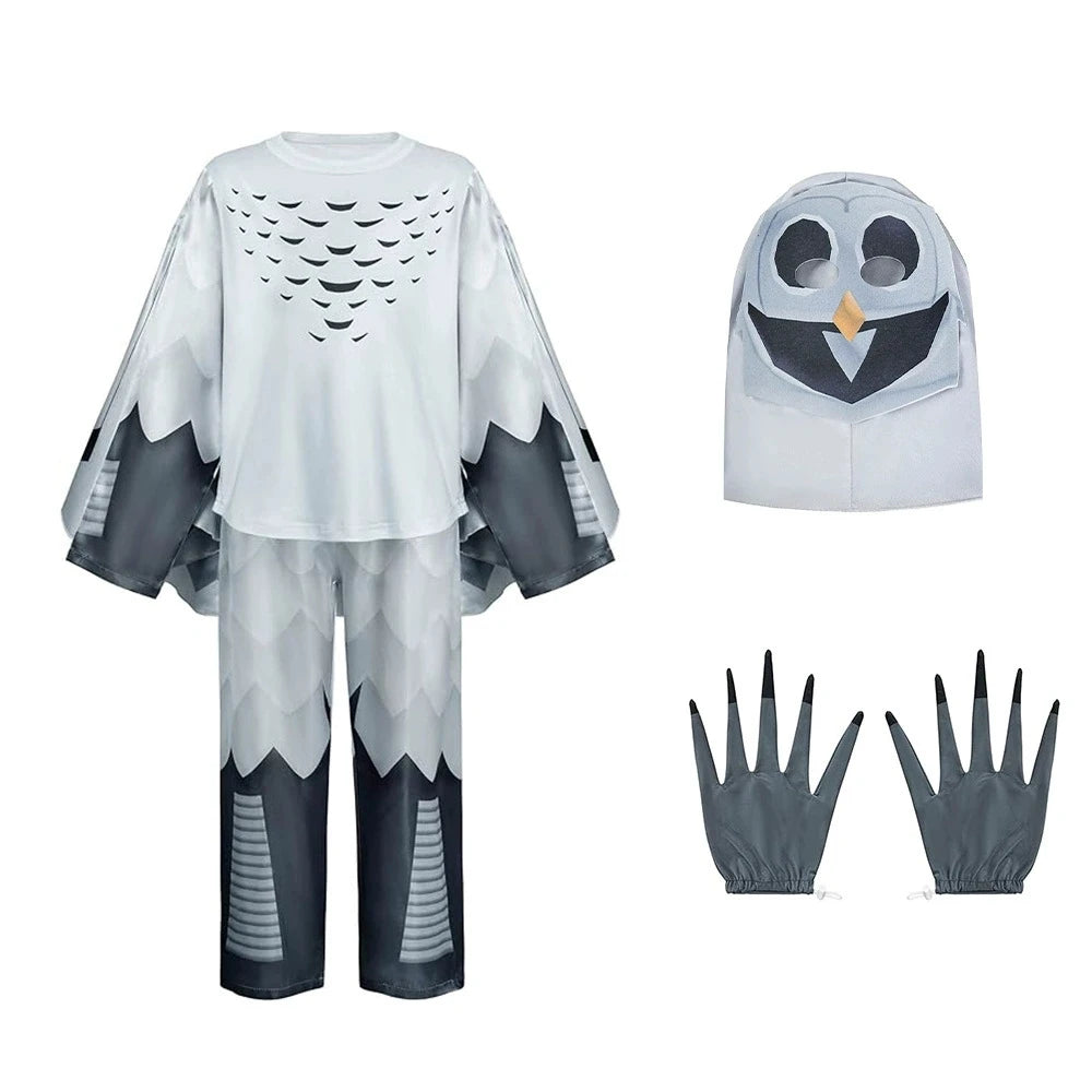 Fancy Halloween Costume for Kids 99 Nights in The Forest Deer Jumpsuit Cosplay Nightmare Forest Owl Anime Christmas Gift for Kid