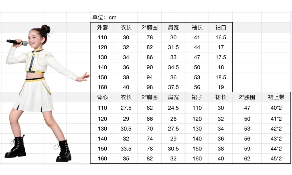 2025 Huntrix Zoey Mira Cosplay Costume for Girls Wig Mask Singing Suits K Pop Demon Hunters Uniform Kids Halloween Party Outfits