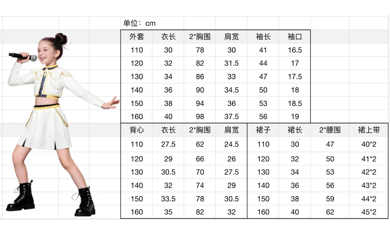 2025 Huntrix Zoey Mira Cosplay Costume for Girls Wig Mask Singing Suits K Pop Demon Hunters Uniform Kids Halloween Party Outfits
