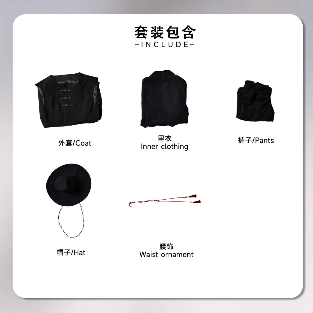 Anime Movie KPop Demon Hunters Cosplay Costumes, Saga Boys Demon Boy Group Full Set Halloween Cosplay Costumes and Hats