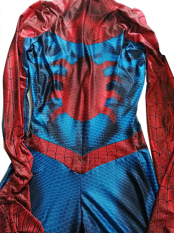 Classic Spiderman Cosplay Costume Adults Kids Zentai Suit Halloween Superhero Bodysuit Man Boys