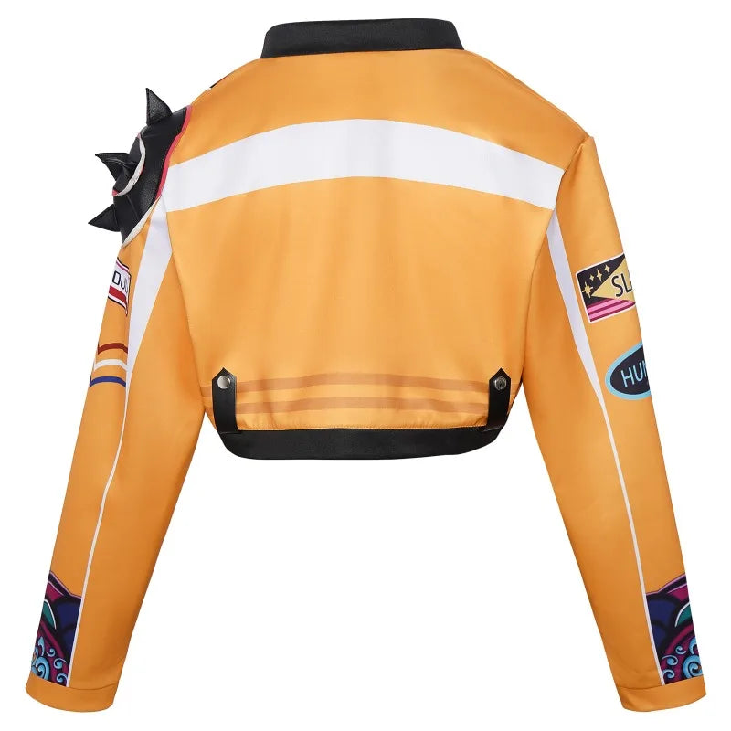 Anime Demon Hunter Cosplay Costume Kpop Rumi Character Coat Jacket for Girls Adult Convention Cos Halloween Group Party Costume