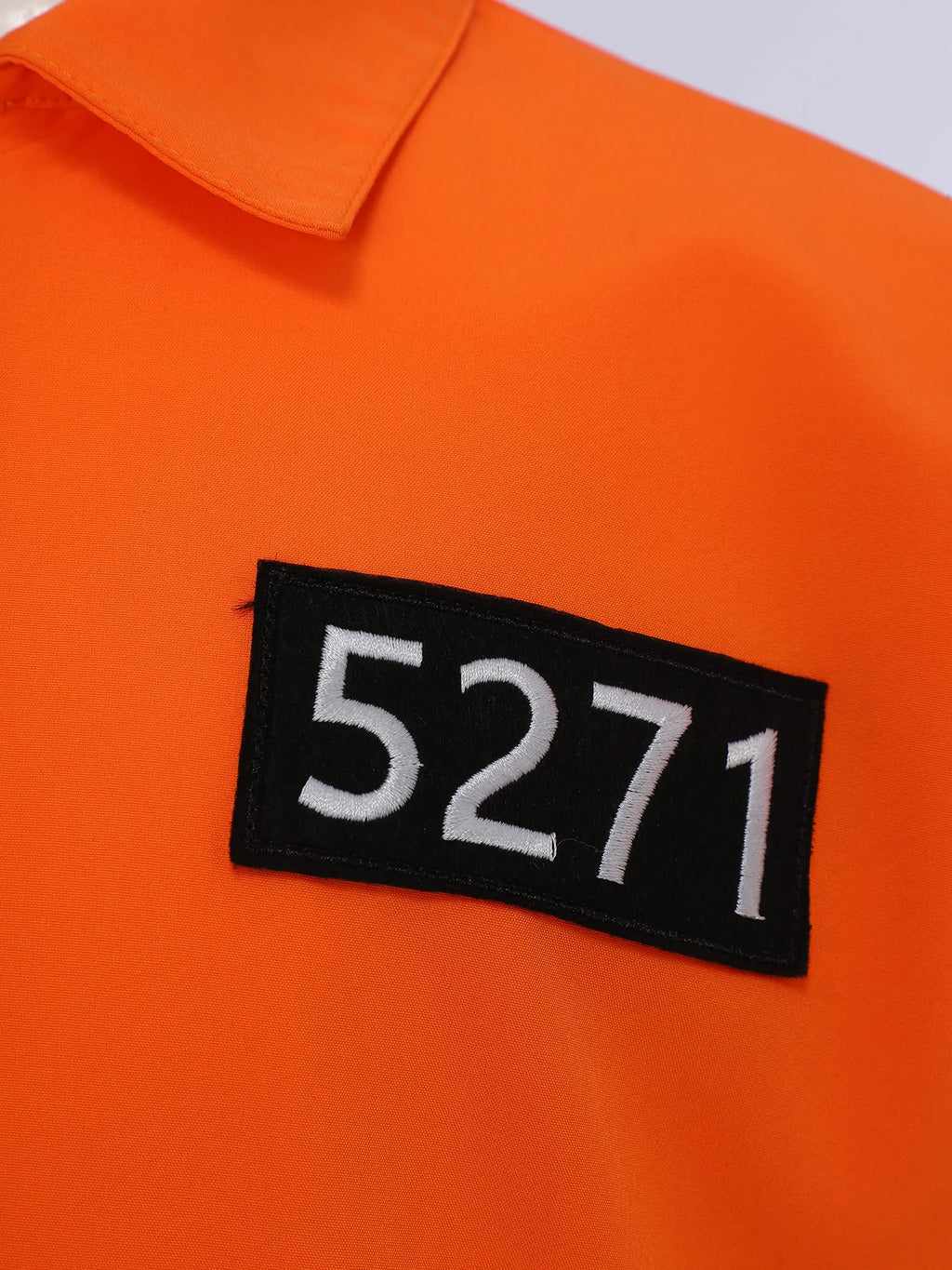 Boys Girls Prisoner Cosplay Costume Halloween Orange Jailbird Inmate Jumpsuit One Piece Full Body Suit Prison Overalls Uniform