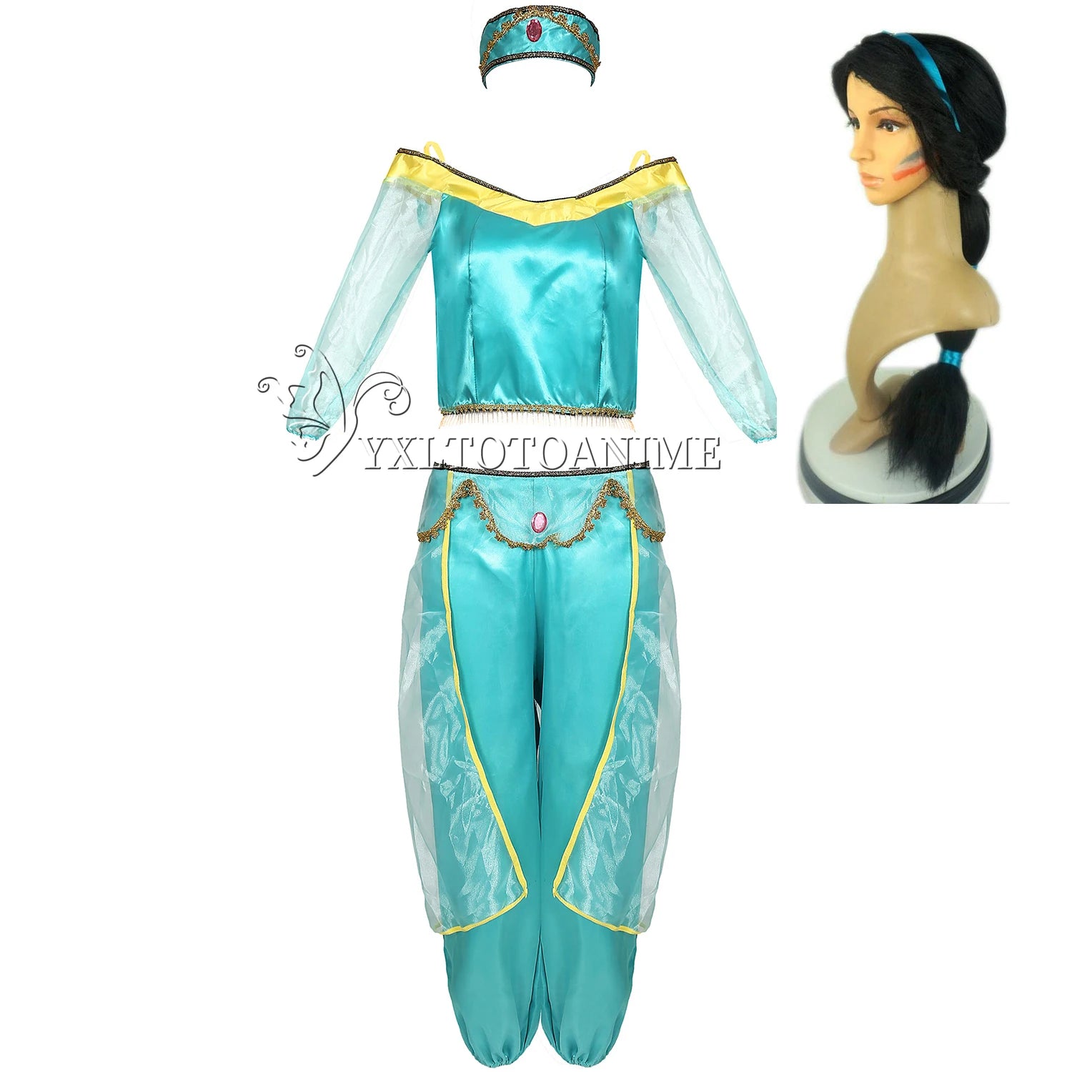 Fantasy Myth Prince Aladdin Costume for Adults - Stage Outfit for Cosplay and Performance Perfect for Aladdin Themed Parties