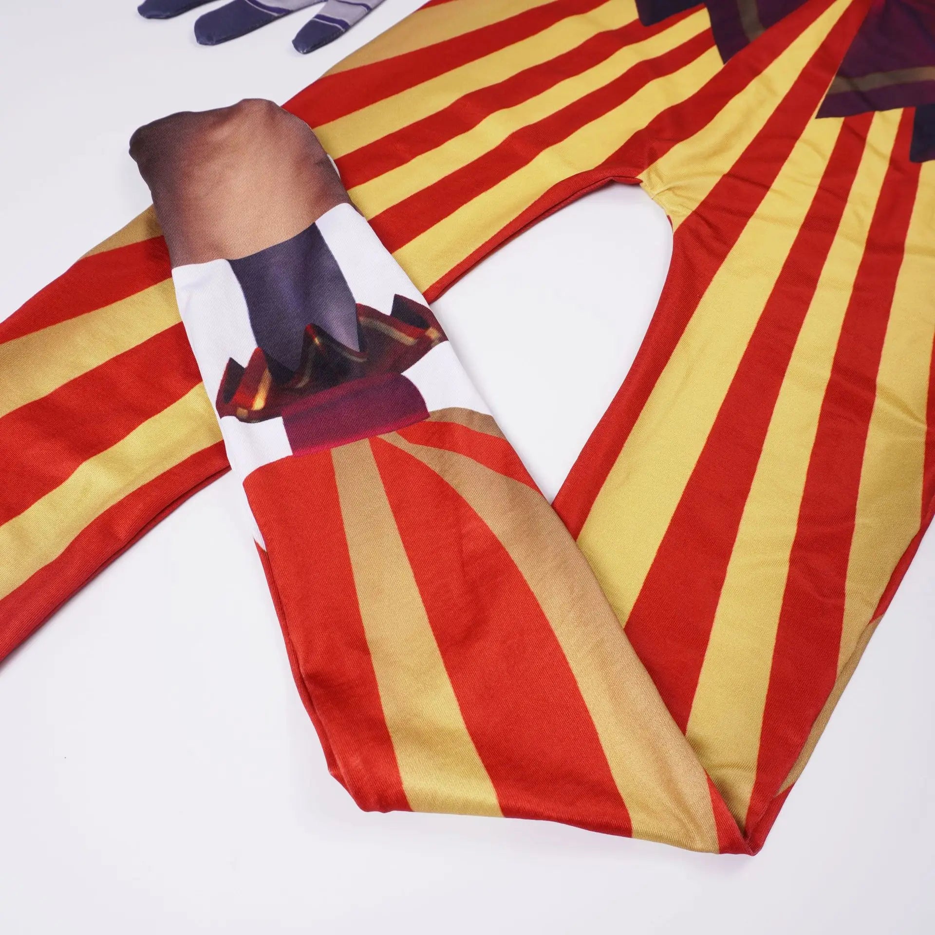 Anime Sundrop FNAF Sun clown Cosplay Clothing Boys Girls Bodysuit With mask Carnival Party Jumpsuit Halloween Costumes for Kids