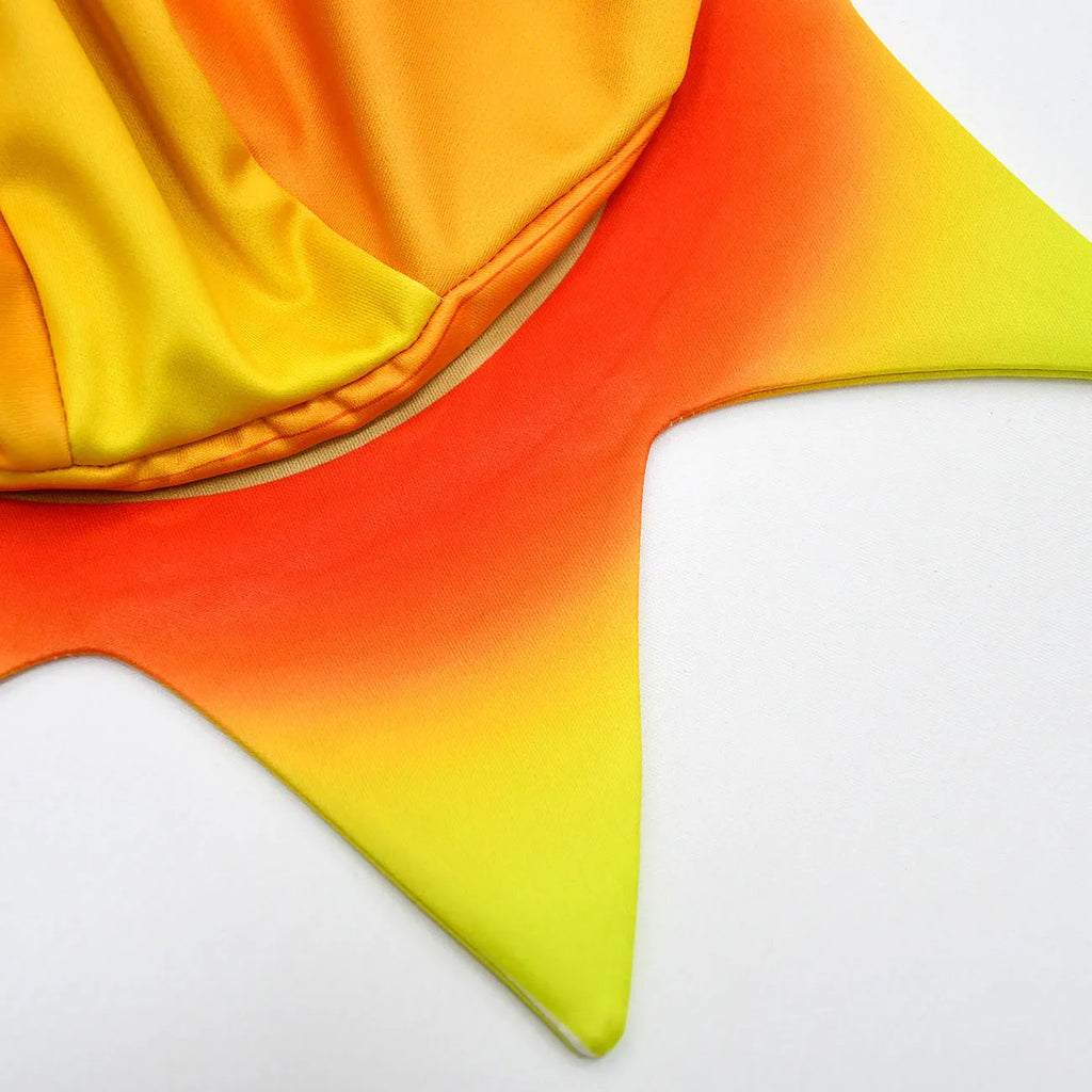 Anime Sundrop FNAF Sun clown Cosplay Clothing Boys Girls Bodysuit With mask Carnival Party Jumpsuit Halloween Costumes for Kids