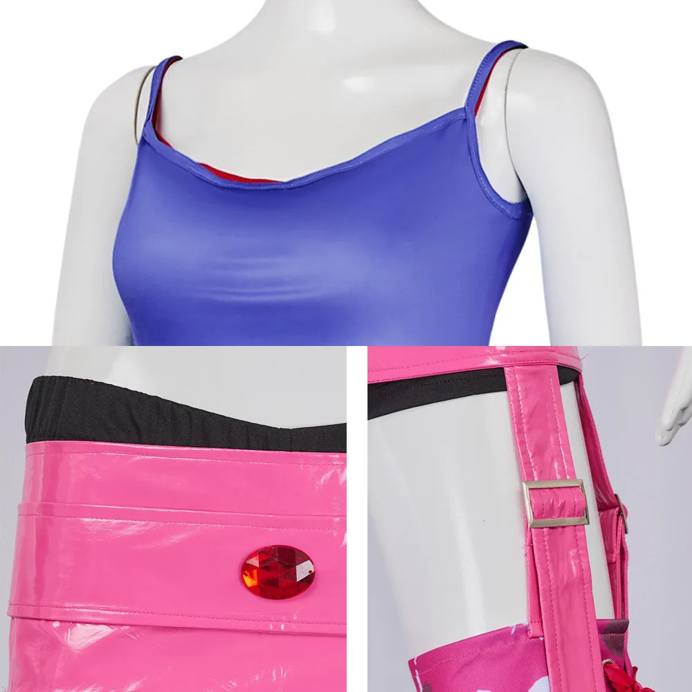 Suki 2 Women Set Fast 2 Furious Cute Sports Style Clothes Halloween Christmas Cosplay Costume Racing Sexy Suit Role-play