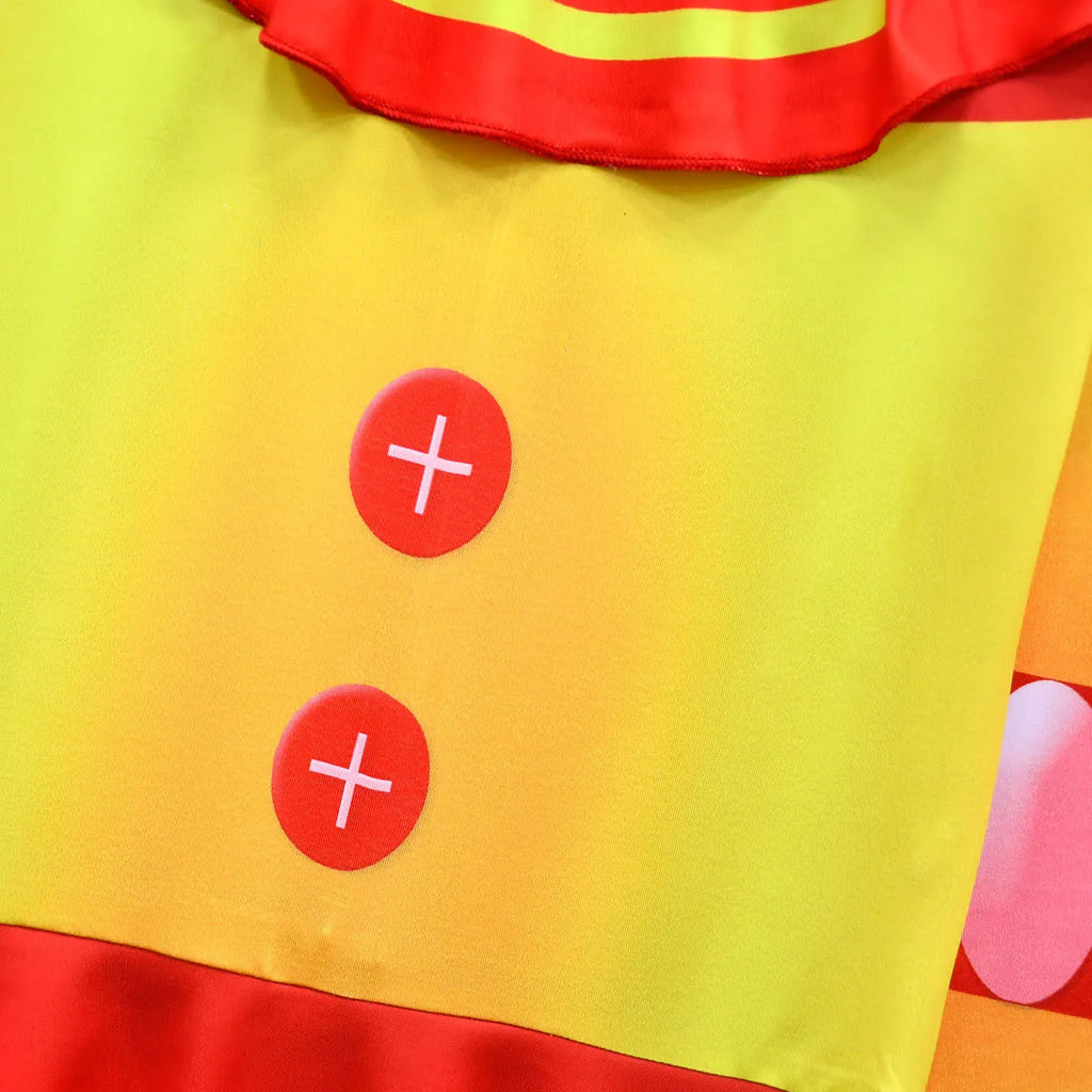 Anime Sundrop FNAF Sun clown Cosplay Clothing Boys Girls Bodysuit With mask Carnival Party Jumpsuit Halloween Costumes for Kids