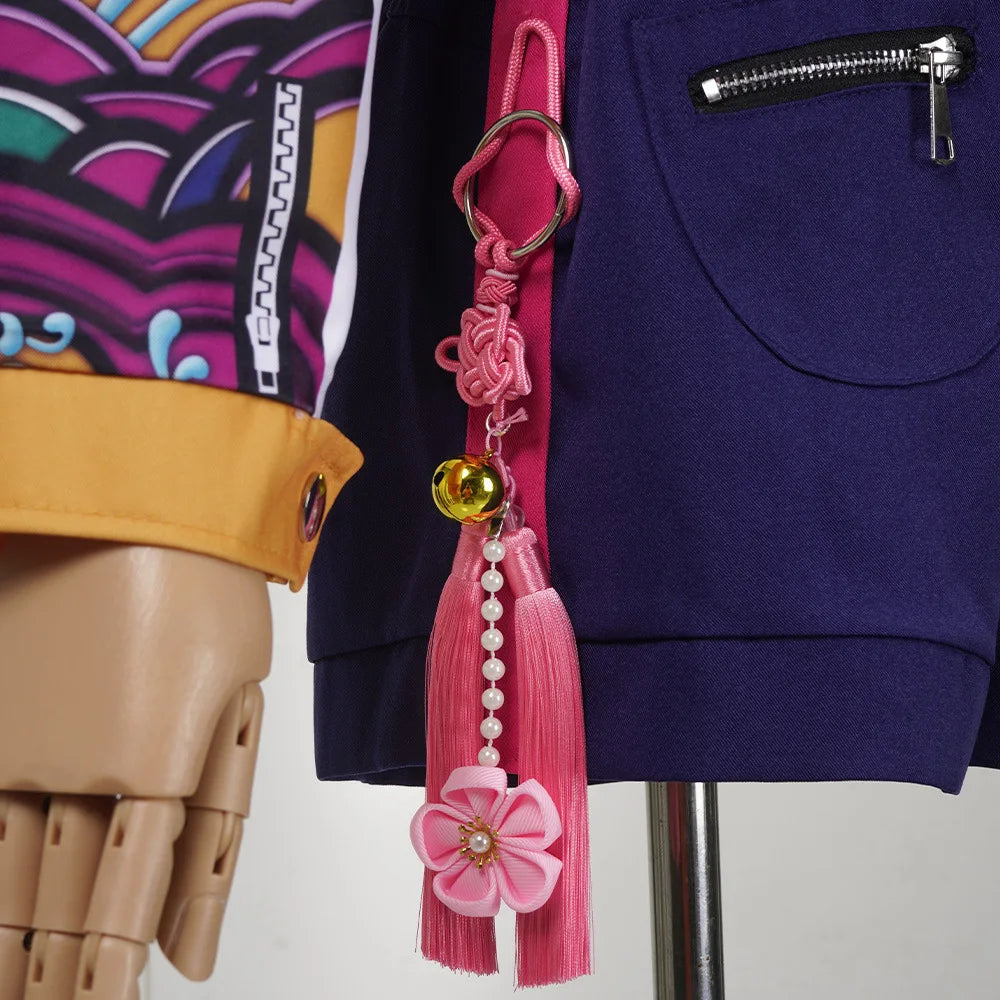 Kpop Demon Hunters Rumi Zoey Mira Cosplay Kids Child Girls Costume Huntrix Group Idol Roleplay Outfits Halloween Carnival Suit