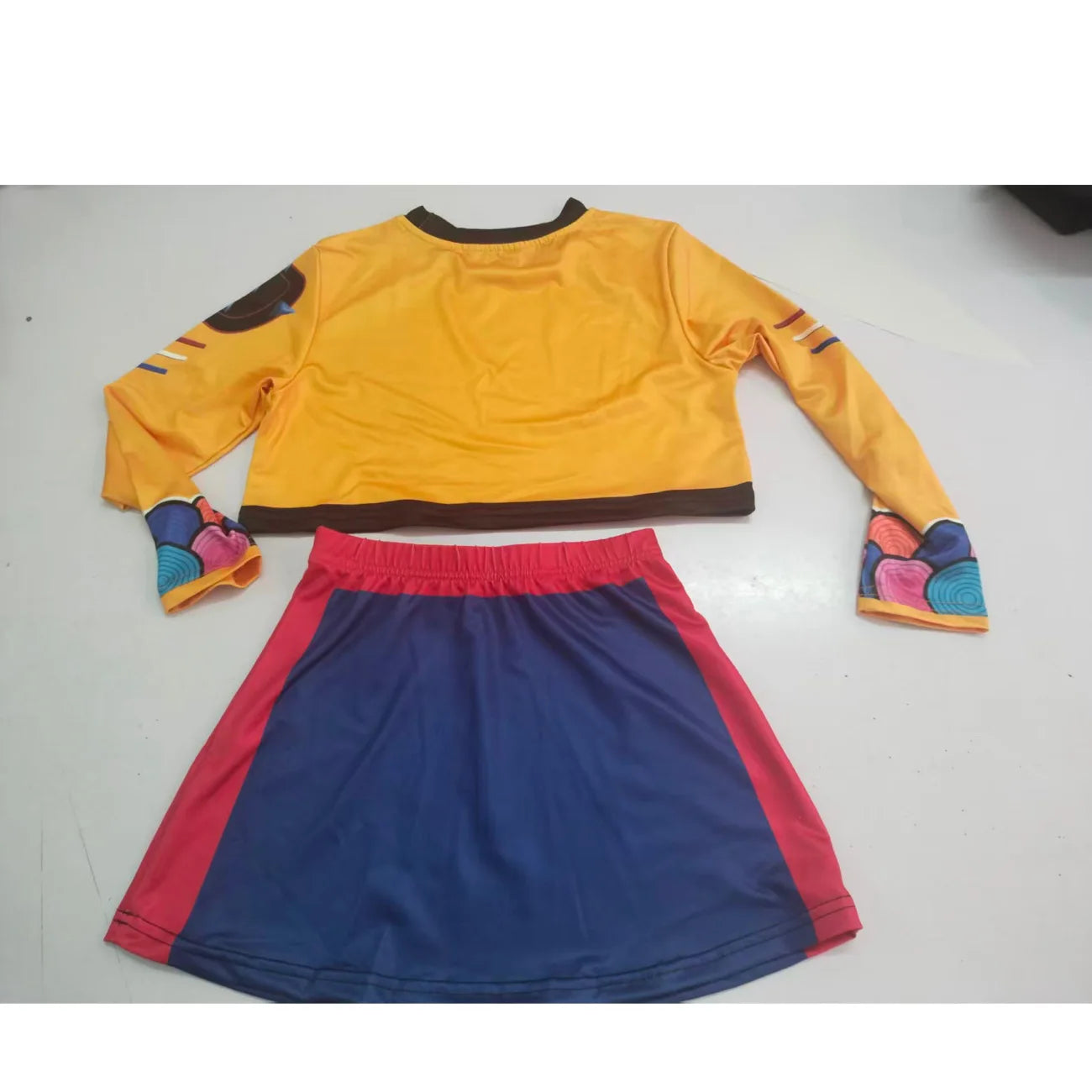 Children's Skirt Sets Kpop Demon Hunters Girls Halloween Christmas Party Rumi Carnival Cosplay Costume Suits Balloon Sword Free