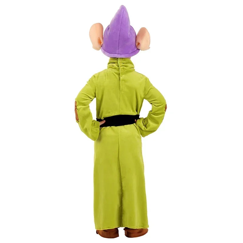 A Halloween Costume Boys Toddler Snow White Friend Cosplay Dopey Costume For Kids