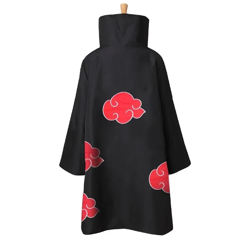 Anime Naruto Akatsuki Akatsuki Uchiha Itachi Clock Costume Cosplay Adult/Child Halloween Christmas Pain Cloak Cape