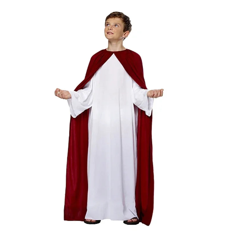 Christian Missionary Father Priest Costume For Boys Nun Costumes For Girls Kids Child Easter Purim Halloween Fancy Dress