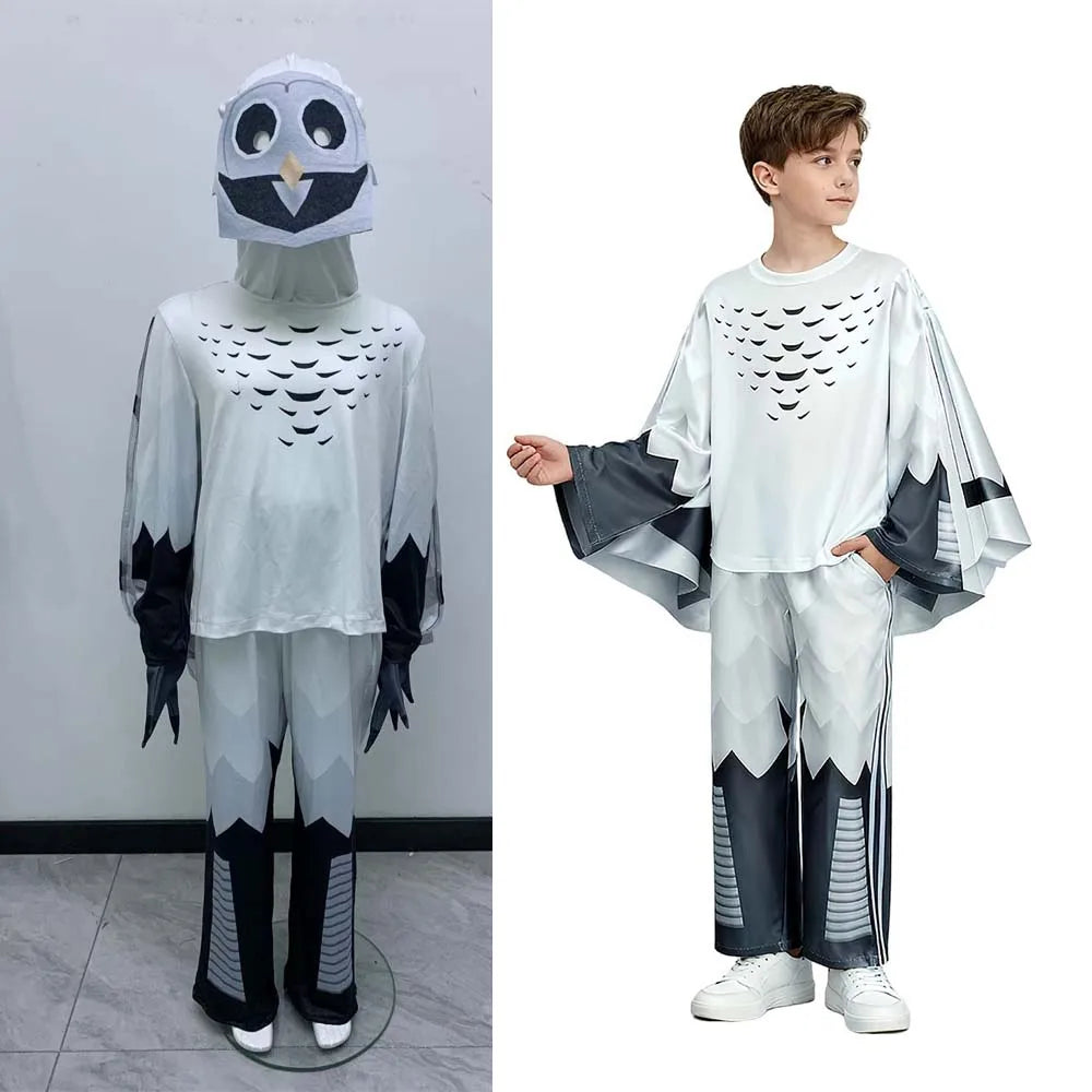 Fancy Halloween Costume for Kids 99 Nights in The Forest Deer Jumpsuit Cosplay Nightmare Forest Owl Anime Christmas Gift for Kid