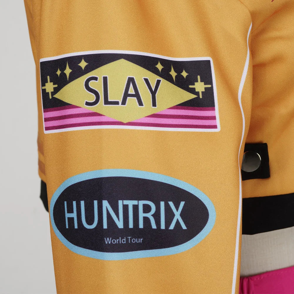 Kpop Demon Hunters Rumi Zoey Mira Cosplay Kids Child Girls Costume Huntrix Group Idol Roleplay Outfits Halloween Carnival Suit