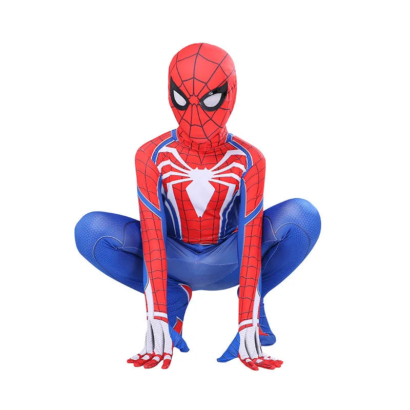 35-70in Adult Deadpool Costume Men Kids Cosplay Spider-Man Jumpsuit Black PantherAccessories Superhero Halloween Costume Child