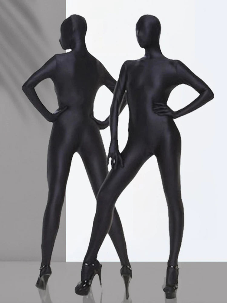 Cosplay Costume Jumpsuit Sexy Adult Woman Disguise Full Body Bodysuit High Elastic Spandex Shapewear Zentai Women Tights Outfits