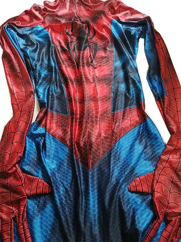 Classic Spiderman Cosplay Costume Adults Kids Zentai Suit Halloween Superhero Bodysuit Man Boys