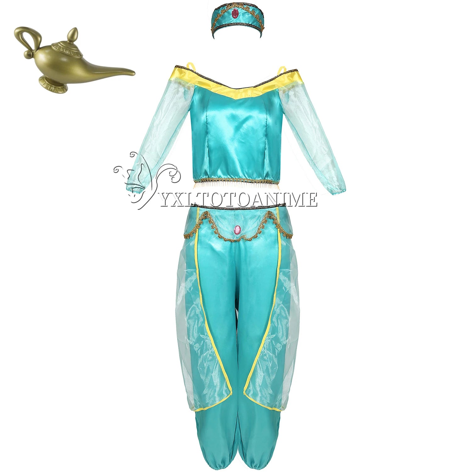 Fantasy Myth Prince Aladdin Costume for Adults - Stage Outfit for Cosplay and Performance Perfect for Aladdin Themed Parties