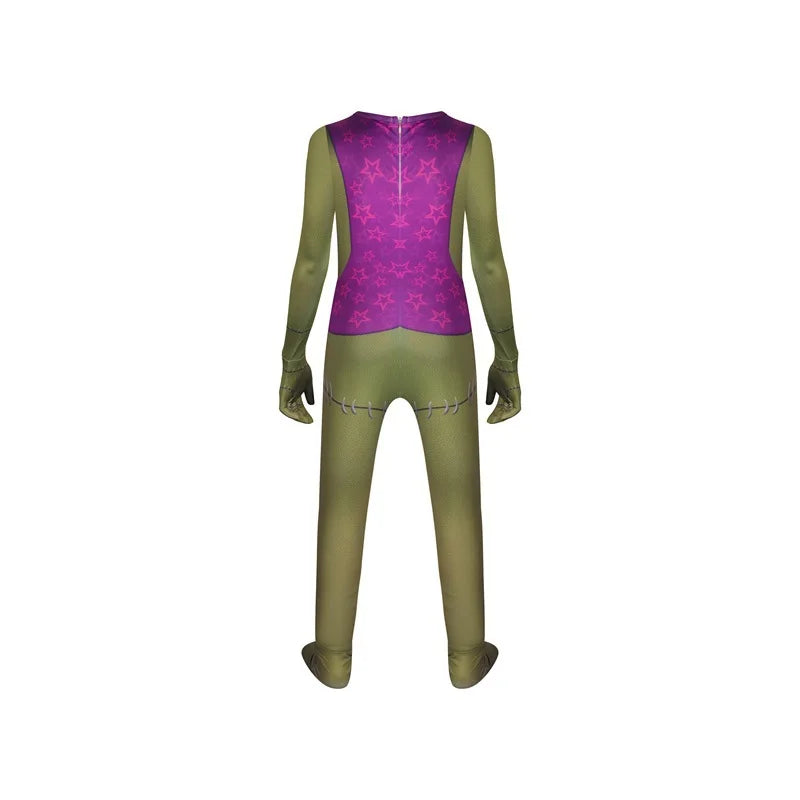 Anime Sundrop FNAF Sun clown Cosplay Clothing Boys Girls Bodysuit With mask Carnival Party Jumpsuit Halloween Costumes for Kids