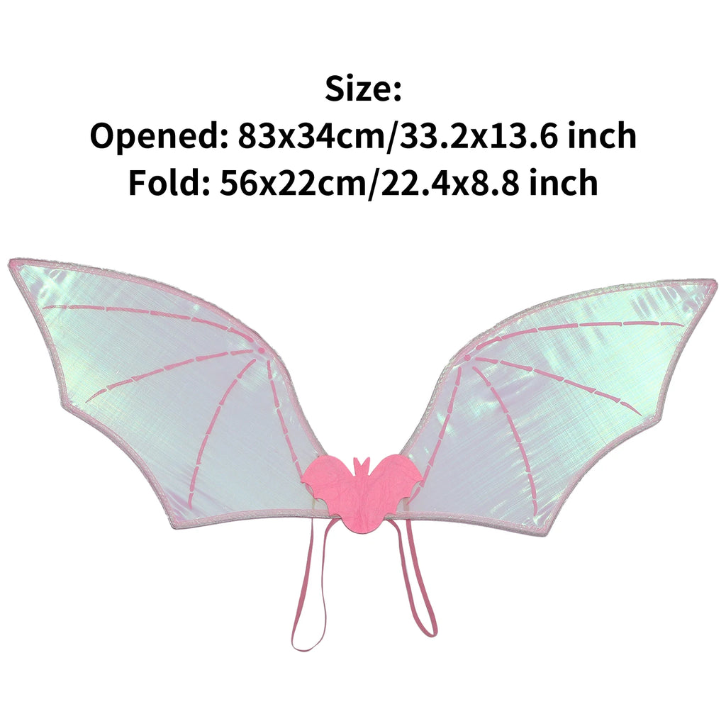 Bat Costume Dress up Wing Vampire Witch Wing Halloween Cosplay Cosplay Party Dress-up Costume Accessories Gifts Devil Wing