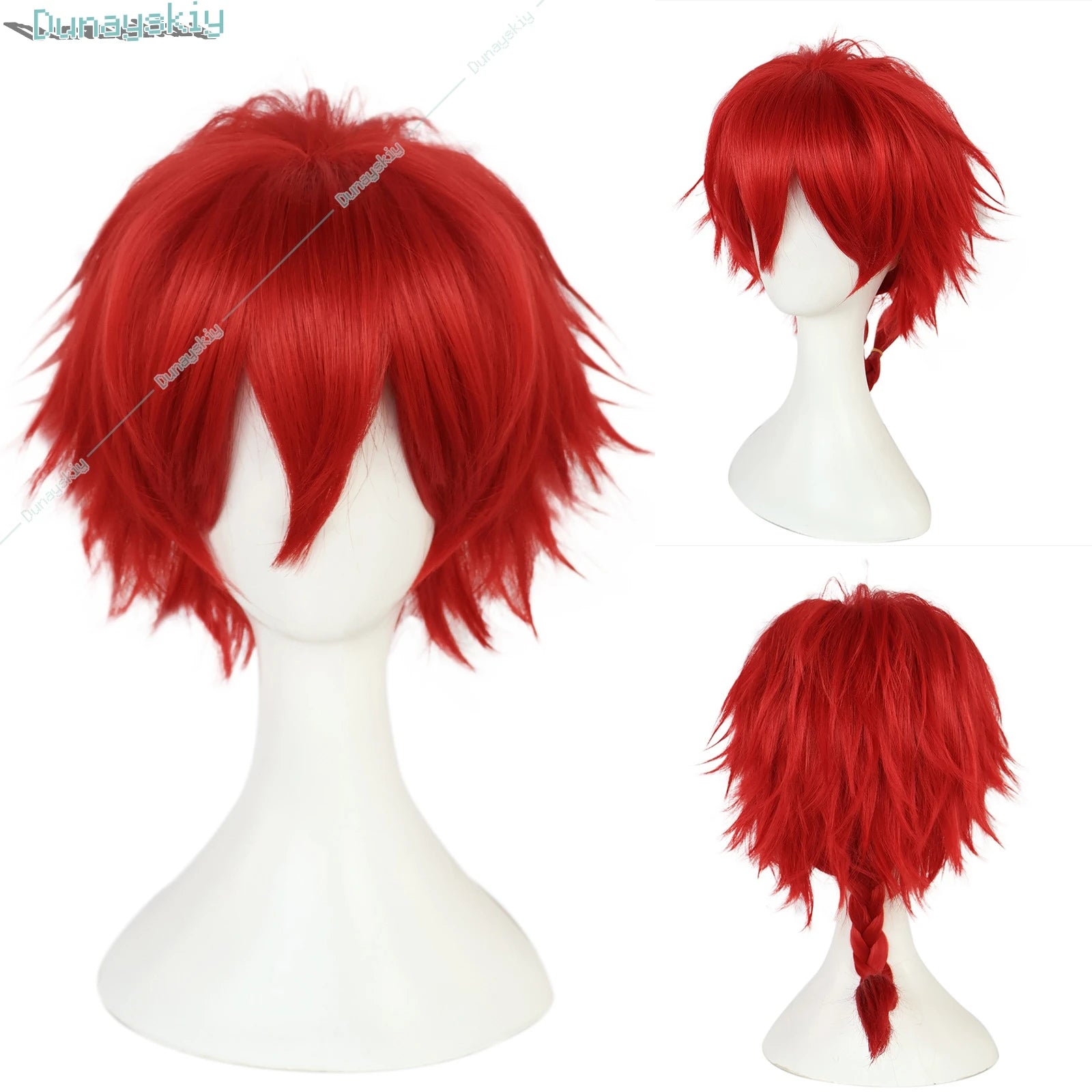 Anime Ranma 1/2 Tendou Akane Cosplay Costume Chinese Style Red Uniform Halloween Carnival Party Suit Men Women Role Play Outfits