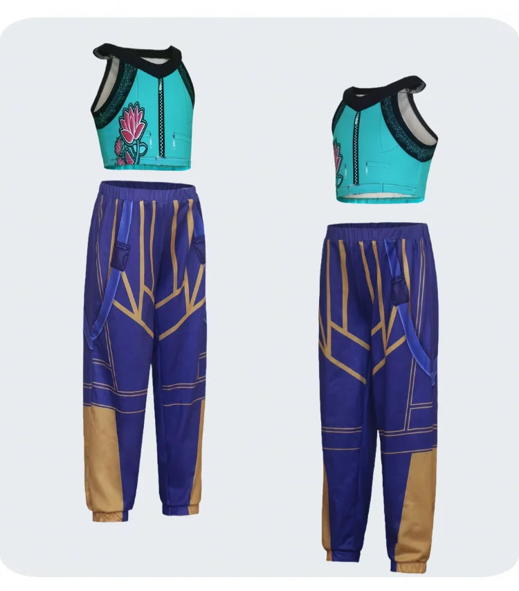 K-POP Demon Hunters Cosplay Costume For Girls Zoey Rumi Mira Kids Halloween Costume  Party Outfit Anime Roleplay Clothing