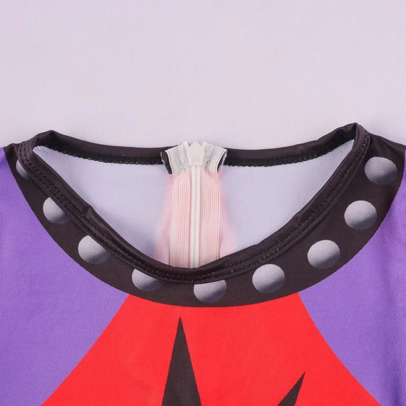 Anime Sundrop FNAF Sun clown Cosplay Clothing Boys Girls Bodysuit With mask Carnival Party Jumpsuit Halloween Costumes for Kids