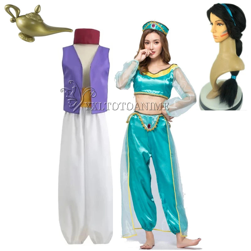 Fantasy Myth Prince Aladdin Costume for Adults - Stage Outfit for Cosplay and Performance Perfect for Aladdin Themed Parties