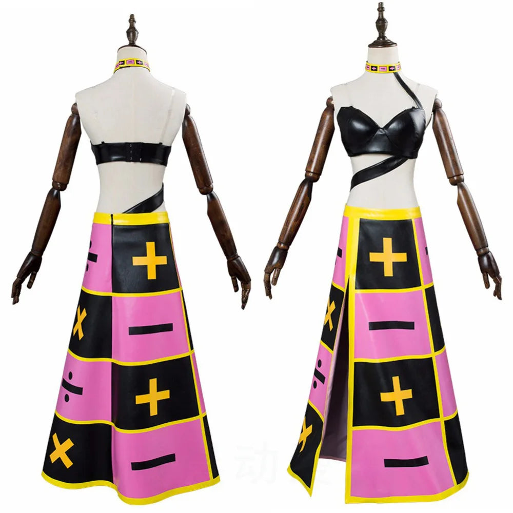 Anime Trish Una Cosplay Spice Girl Costume Wig Woman Christmas Halloween Party Clothing