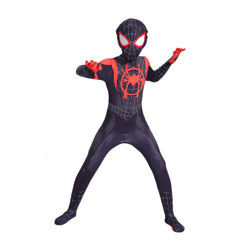 35-70in Adult Deadpool Costume Men Kids Cosplay Spider-Man Jumpsuit Black PantherAccessories Superhero Halloween Costume Child