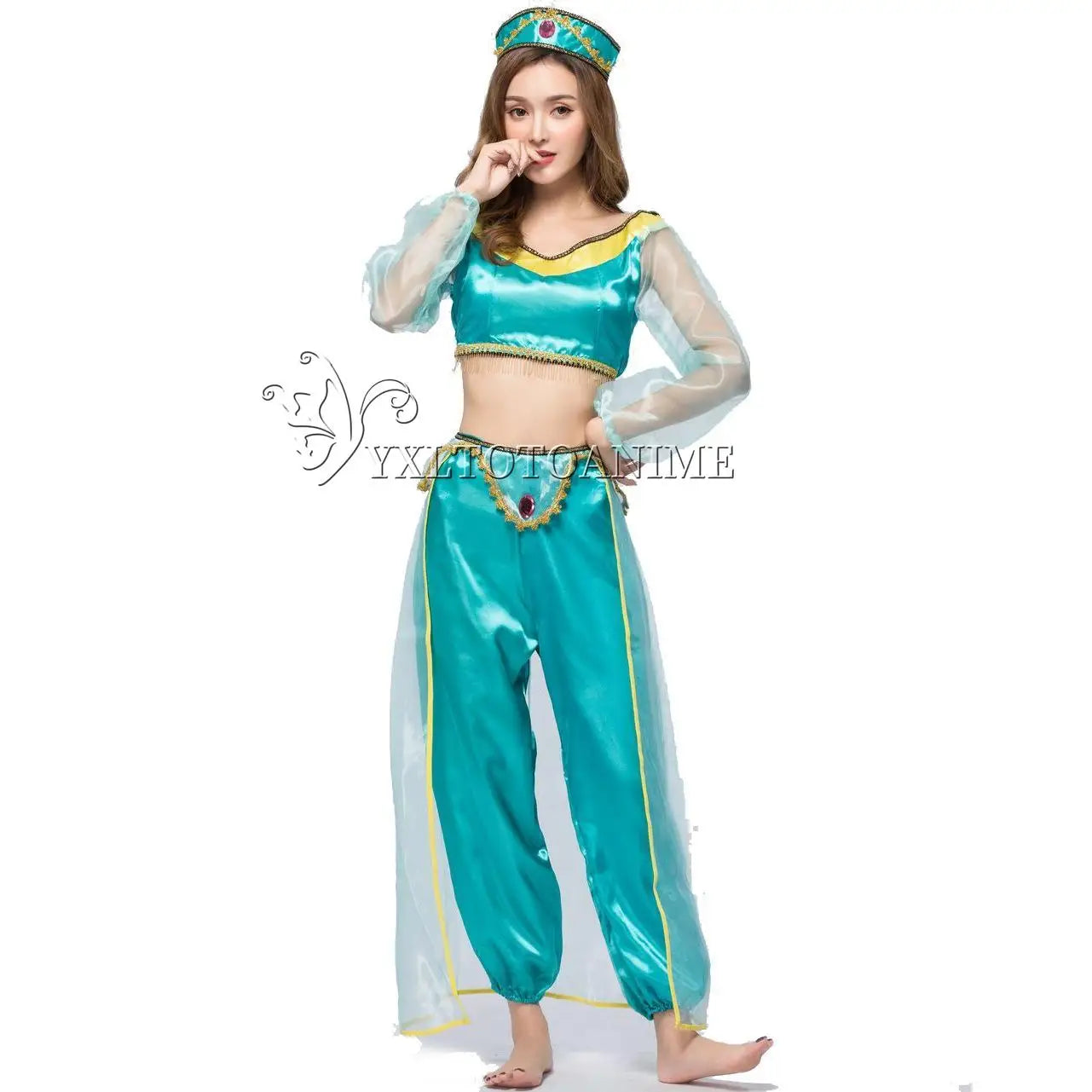Fantasy Myth Prince Aladdin Costume for Adults - Stage Outfit for Cosplay and Performance Perfect for Aladdin Themed Parties