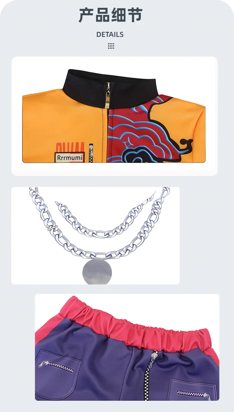 K-POP Demon Hunters Cosplay Costume For Girls Zoey Rumi Mira Kids Halloween Costume  Party Outfit Anime Roleplay Clothing