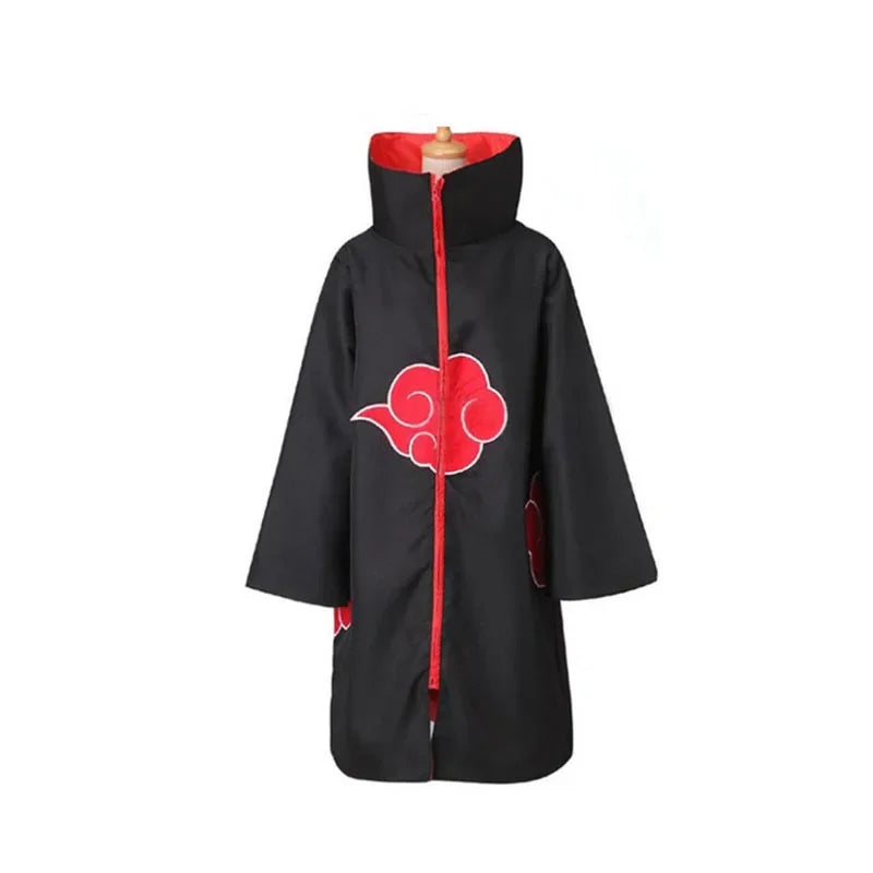 Anime Naruto Akatsuki Akatsuki Uchiha Itachi Clock Costume Cosplay Adult/Child Halloween Christmas Pain Cloak Cape