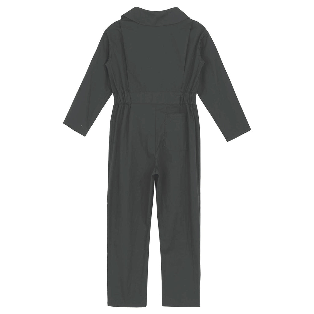 Boys Coverall Costume Mechanic Jumpsuit Flightsuit Boiler Suit Long Sleeve Cargo Overalls for Theme Party halloween Cosplay