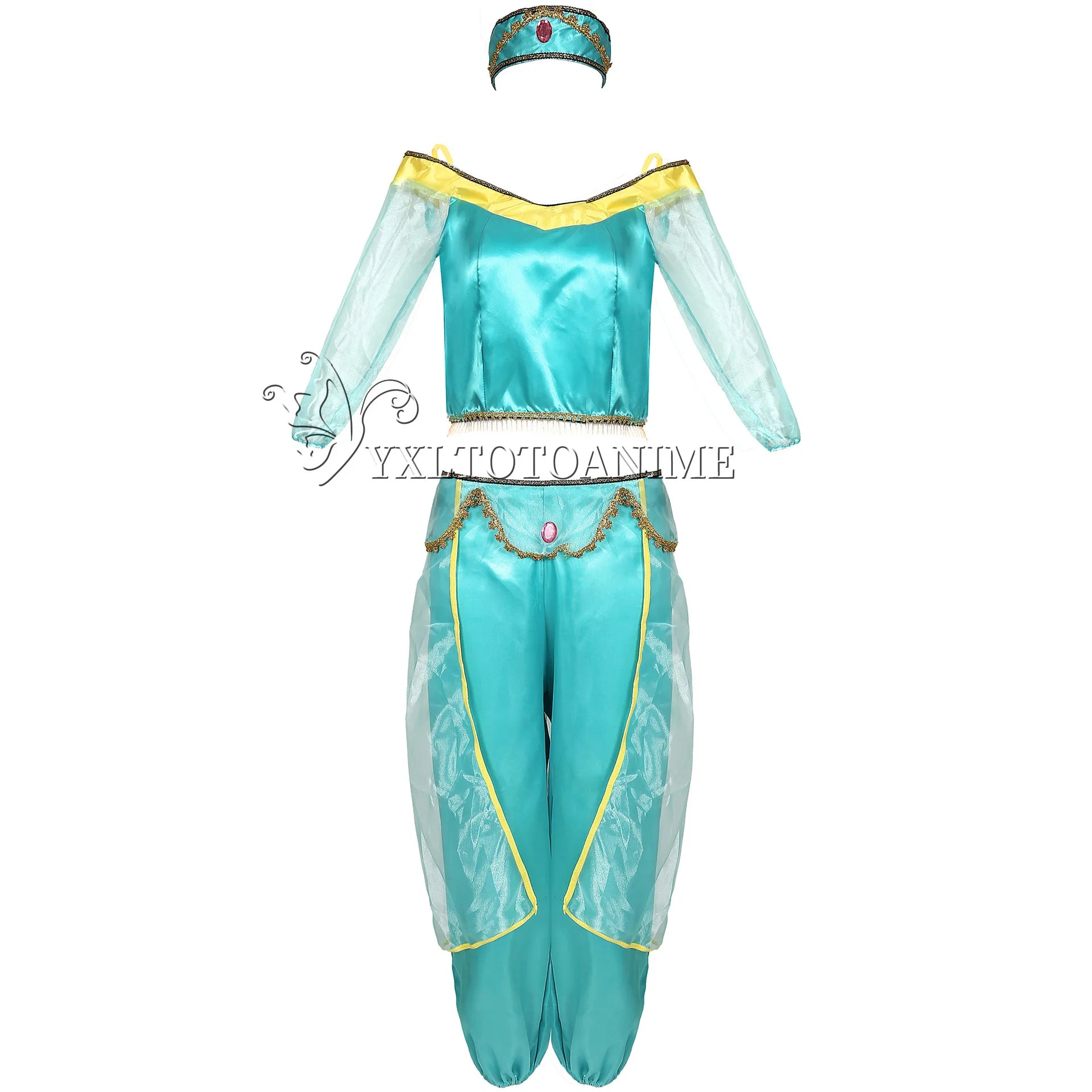 Fantasy Myth Prince Aladdin Costume for Adults - Stage Outfit for Cosplay and Performance Perfect for Aladdin Themed Parties
