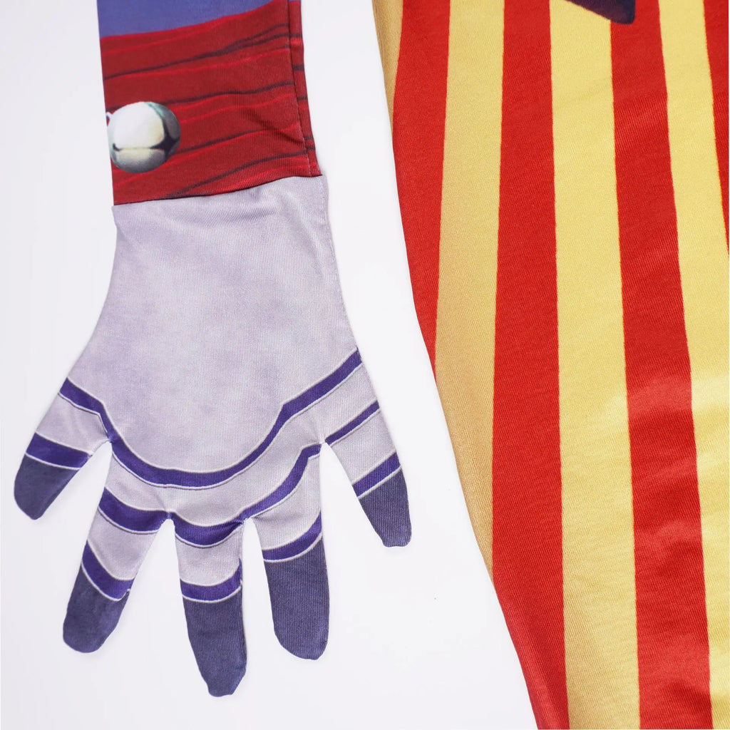 Anime Sundrop FNAF Sun clown Cosplay Clothing Boys Girls Bodysuit With mask Carnival Party Jumpsuit Halloween Costumes for Kids