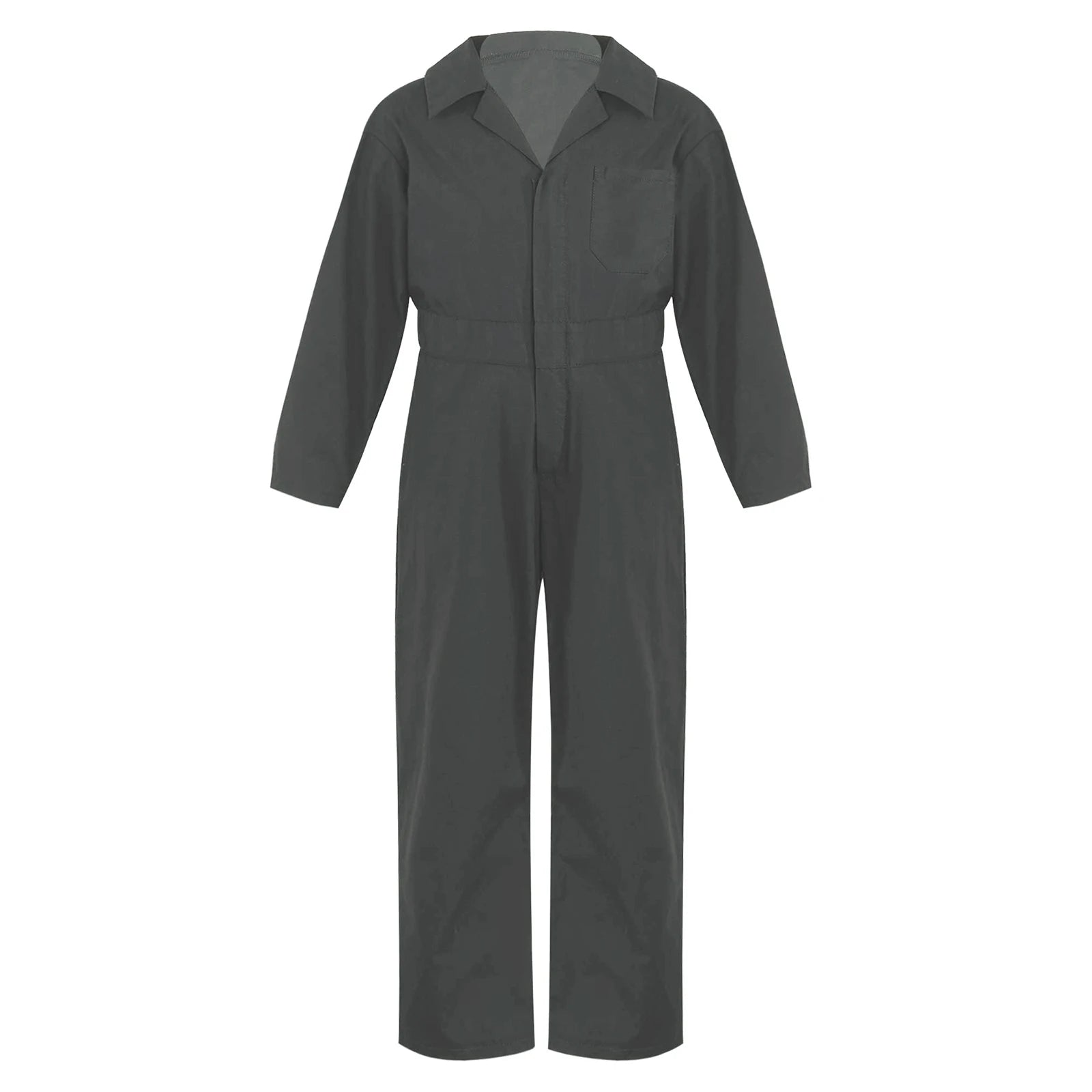 Boys Coverall Costume Mechanic Jumpsuit Flightsuit Boiler Suit Long Sleeve Cargo Overalls for Theme Party halloween Cosplay
