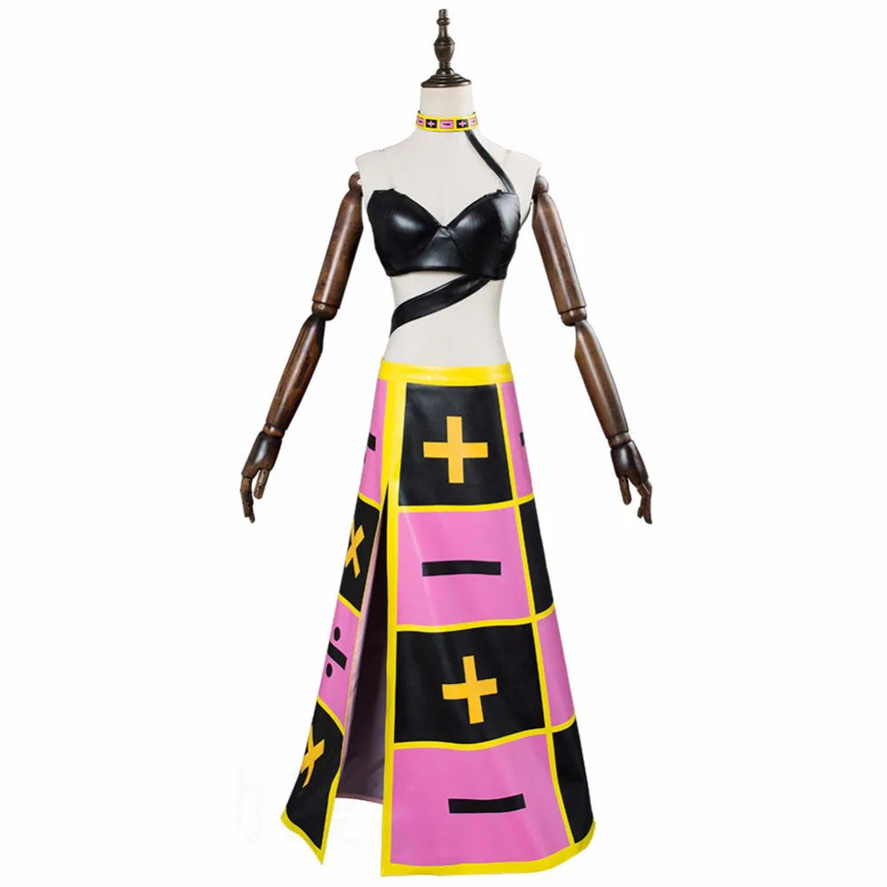 Anime Trish Una Cosplay Spice Girl Costume Wig Woman Christmas Halloween Party Clothing