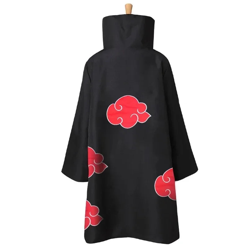 Anime Naruto Akatsuki Akatsuki Uchiha Itachi Clock Costume Cosplay Adult/Child Halloween Christmas Pain Cloak Cape