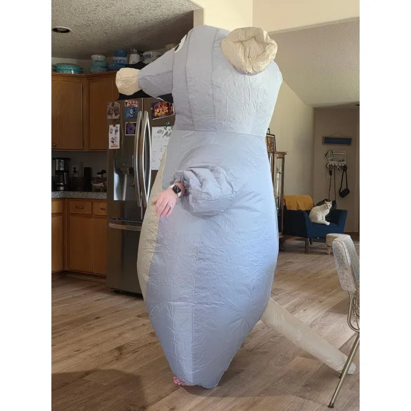 Adult Halloween inflatable costume Dachshund full body inflatable costume suitable for Halloween animal cosplay theme party