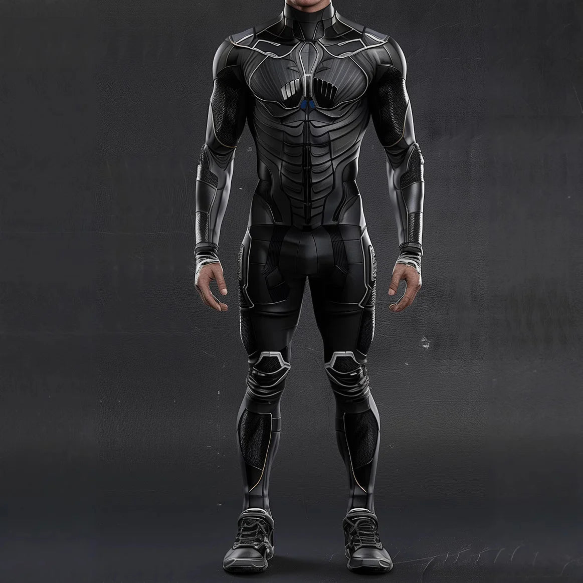 Cyber Mechanical Bodysuit Men's Halloween Punk Cosplay Costume Carnival Party Festival Stage Performance Anime Robot Bodysuit